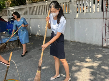 กิจกรรมทำบุญและบำเพ็ญประโยชน์ทำความสะอาดสถานที่สาธารณะ ... พารามิเตอร์รูปภาพ 11